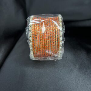 Orange Bangles Set, Size 2