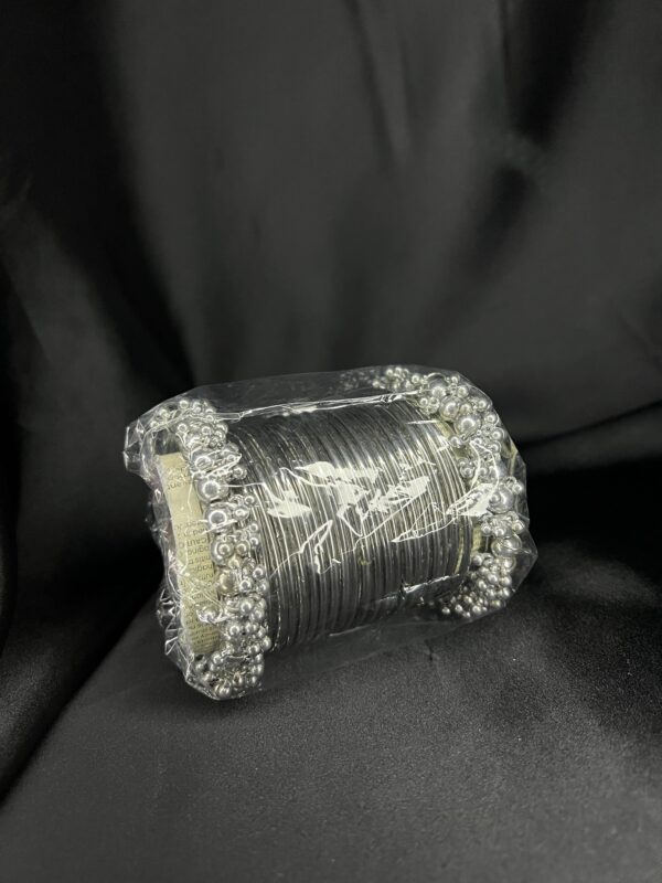 Trending Silver  Bangles set  size 2.4