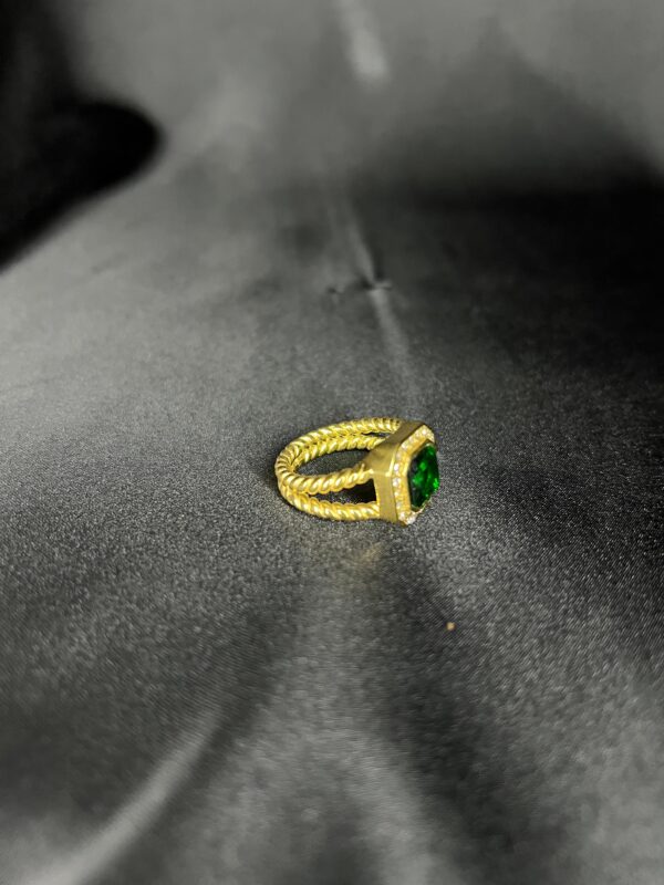 Green Stone Turkish Ring