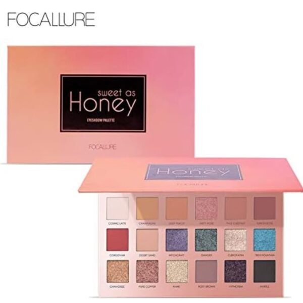 FOCALLURE FA40 18 Colors Eyeshadow Palette 04 Sweet As Honey