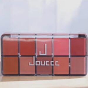 10 Shades Matte Cream Lipstick Pallet With Brush