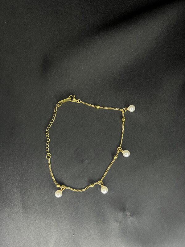 Pearl Stainless Steel bracelet /Anklet