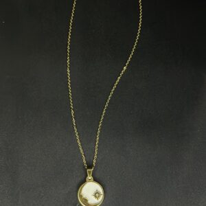 Moon Stainless Steel Pendent
