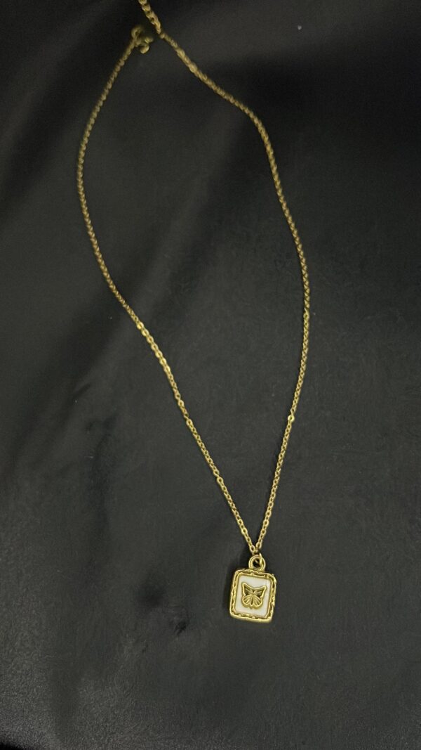Butterfly  Box Stainless Steel Pendent