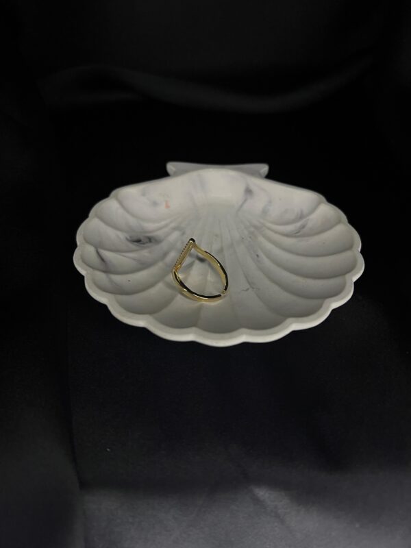 Elegent & Unique  Design Stone Stainless Steel  Ring - Image 3