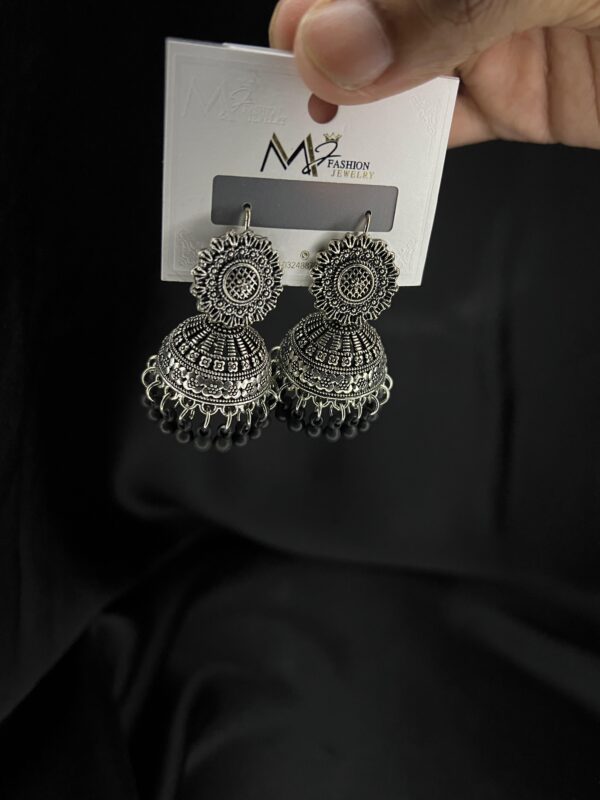 Beautiful Oxidized Black Jhumki