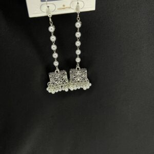 Trending Box Long Oxidized  jhumky