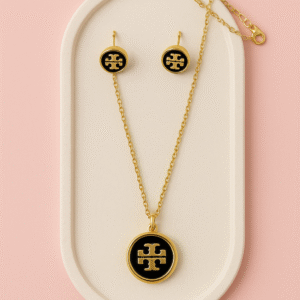 Tory Burch Stainless Steel Neckless Set