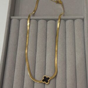 Black Clover Stainless Steel Snake  Pendent